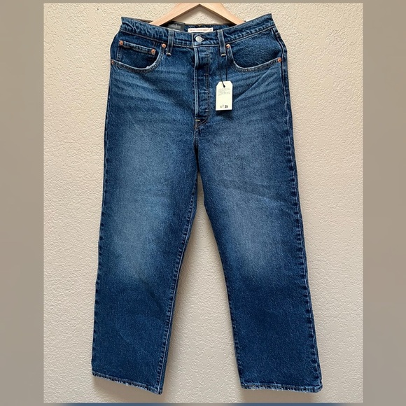 Levis Ribcage Straigth Ankle Jeans Style 726930218 Women’s Size -30x27 - Picture 4 of 13